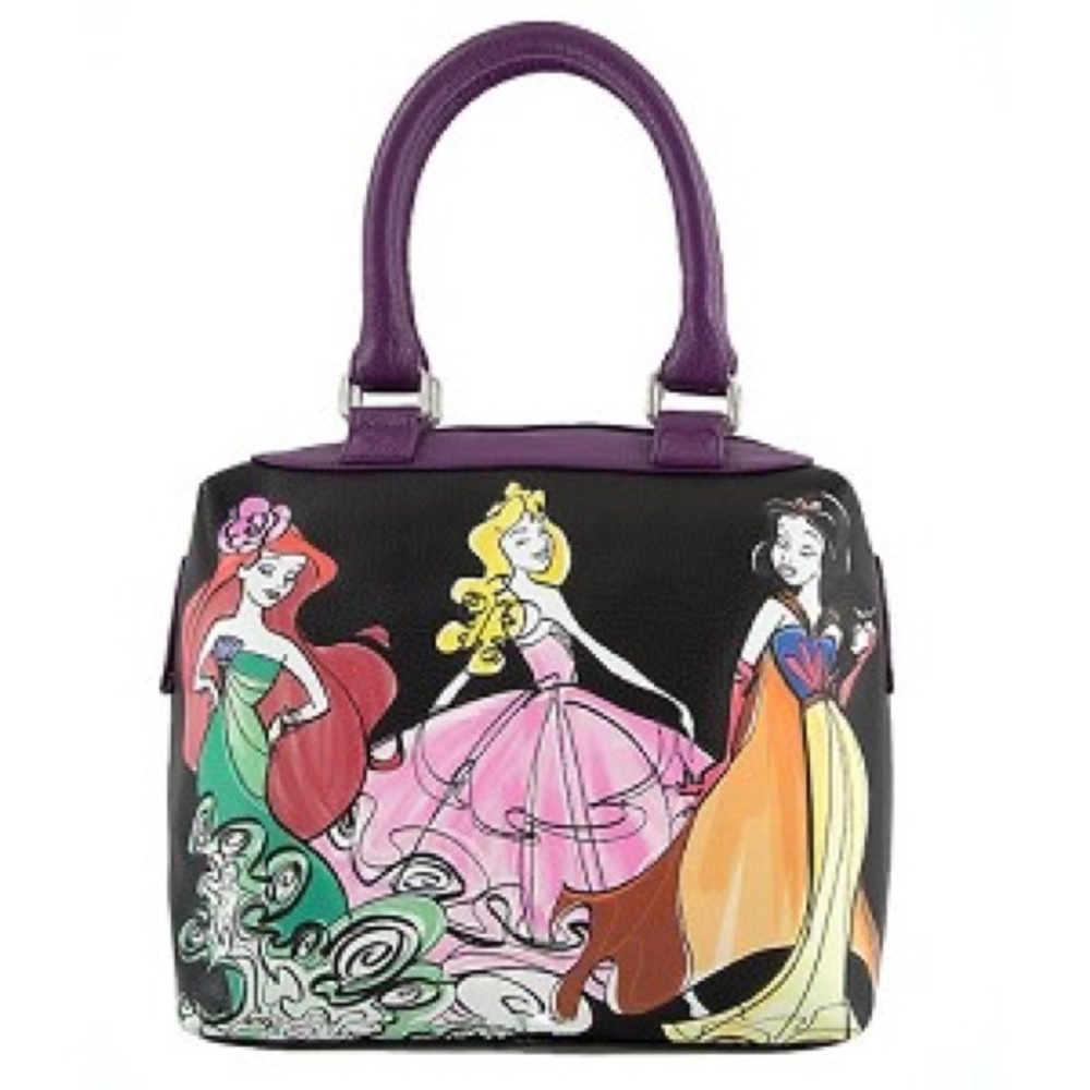 Disney Parks Satchel Tote Bag - Runway Princess Ariel Aurora Snow White
